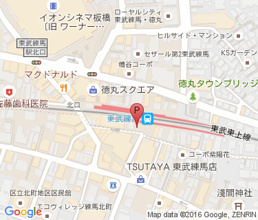 三井のリパーク 東武練馬の地図