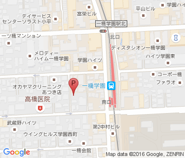 三井のリパーク 一橋学園駅前第3駐輪場の地図