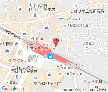 三井のリパーク ひばりが丘駅前第5駐輪場の地図