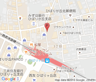 三井のリパーク ひばりが丘駅前第4駐輪場の地図