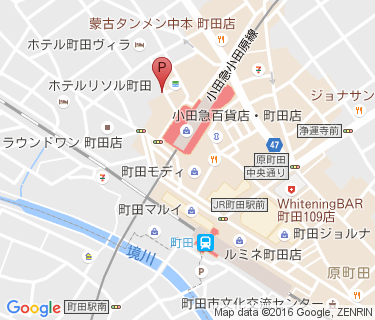 三井のリパーク 町田駅前第2駐輪場の地図
