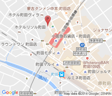 三井のリパーク 町田駅前駐輪場の地図