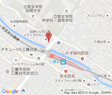 三井のリパーク 三鷹台メディカルセンター駐輪場の地図