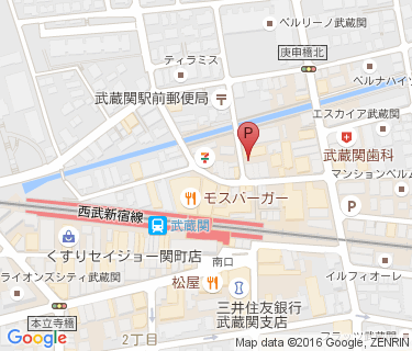 三井のリパーク 武蔵関駅前駐輪場の地図