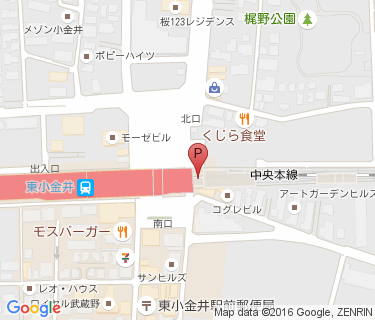 TOBU PARK 東小金井駅前第三駐輪場(A・Bエリア)の地図