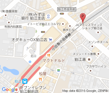 オダクル狛江第1の地図