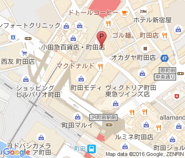 オダクル小田急町田ビルの地図
