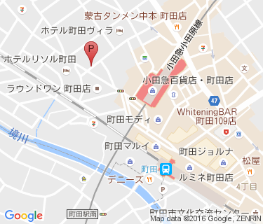 オダクルシティビル町田の地図