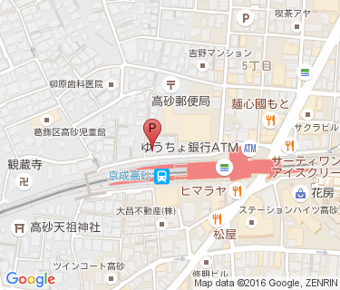 京成サイクルパーク高砂第1の地図