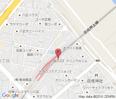 京成サイクルパーク八広駅高架下第3の地図