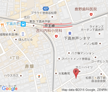 下高井戸南第二自転車等駐車場の地図