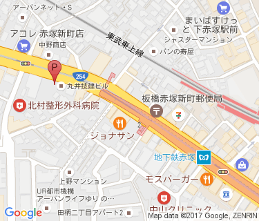 CCP赤塚駐輪場の地図