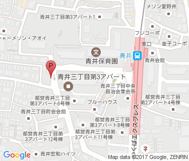 CCP青井第4駐輪場の地図