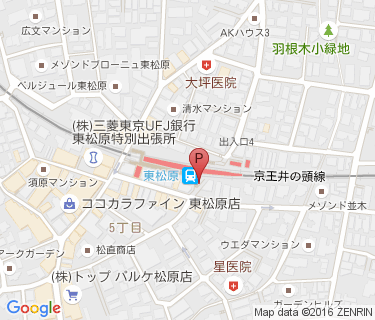 東松原自転車等駐車場の地図