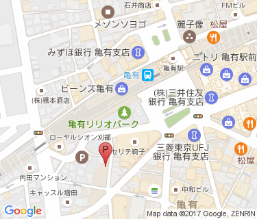 ST-Park亀有駅南口第1駐輪場の地図