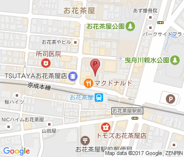 CCPお花茶屋第1駐輪場の地図
