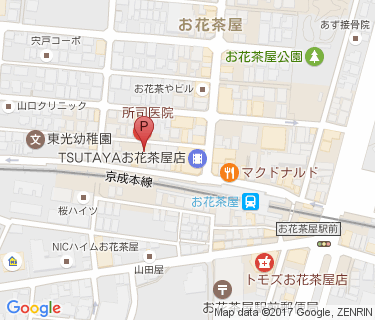 CCPお花茶屋第2駐輪場の地図