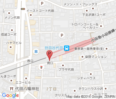 サイクルスペース24吹上世田谷代田駅第1の地図