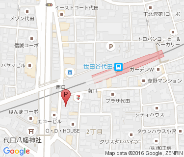 サイクルスペース24吹上世田谷代田駅第2の地図