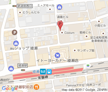 CCP綾瀬3丁目第2駐輪場の地図
