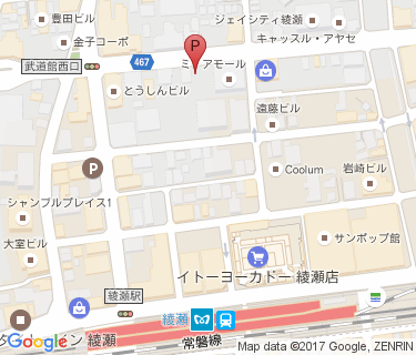 CGP綾瀬第16駐輪場の地図