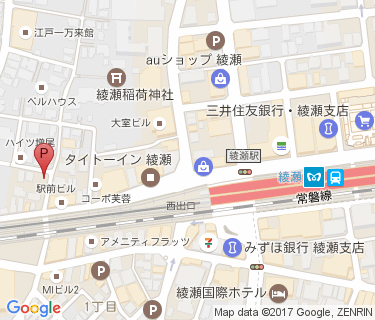 CCP綾瀬西口第6駐輪場の地図