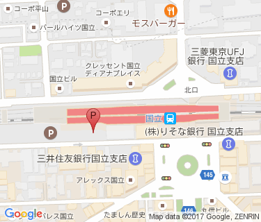 サイクルタイムズ国立駅南口の地図