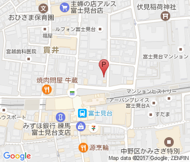 サイクルタイムズ富士見台駅前第3の地図