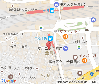 ECOサイクル金町1の地図