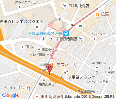 用賀自転車等駐車場の地図