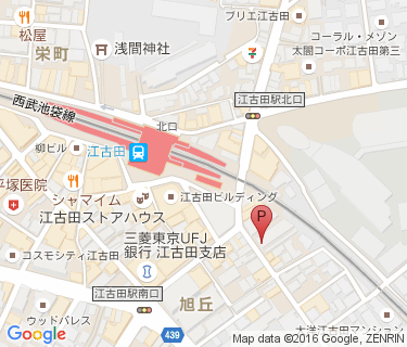 江古田駅自転車駐車場の地図