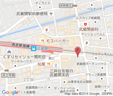 武蔵関駅南自転車駐車場の地図