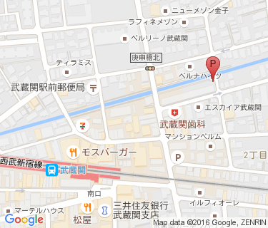 武蔵関駅東自転車駐車場の地図