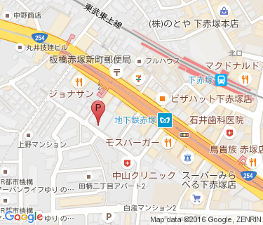 地下鉄赤塚駅南自転車駐車場の地図