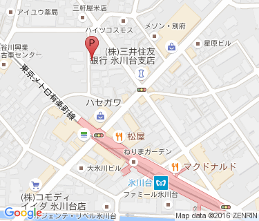 氷川台駅第五自転車駐車場の地図