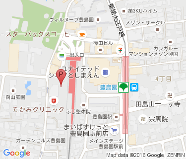 豊島園駅西自転車駐車場の地図
