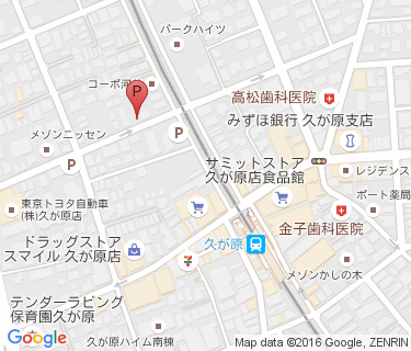 久が原駅前第二自転車駐車場の地図