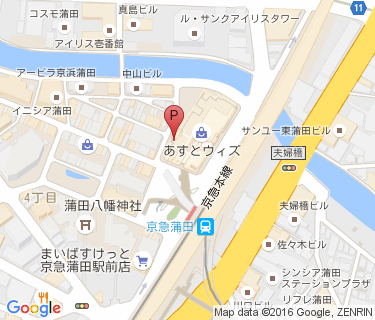 あすとウィズ自転車駐車場(施設用エリア)の地図