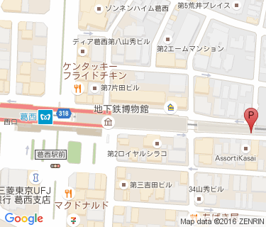 葛西駅東2号駐輪場の地図