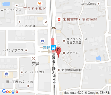 高野駅東自転車駐車場の地図