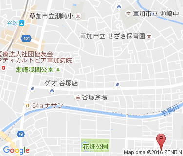 花畑仲組自転車駐車場の地図