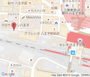 八王子駅北口旭町ミニバイク駐車場の地図