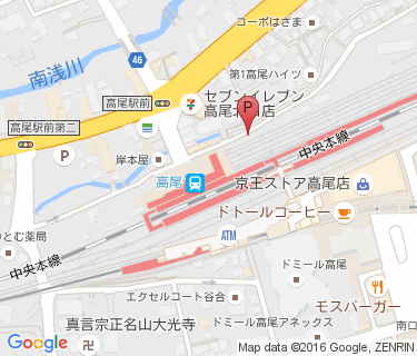 高尾駅北口第2自転車駐車場の地図