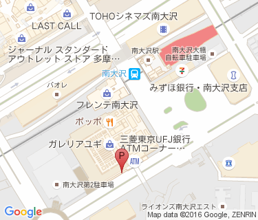 南大沢駅第1バイク駐車場の地図