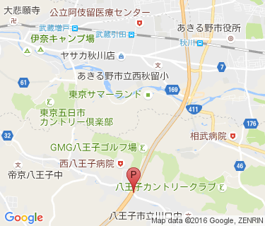 圏央道上川橋自転車駐車場の地図