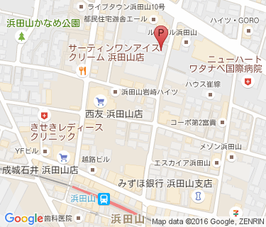 浜田山北第二自転車駐車場の地図