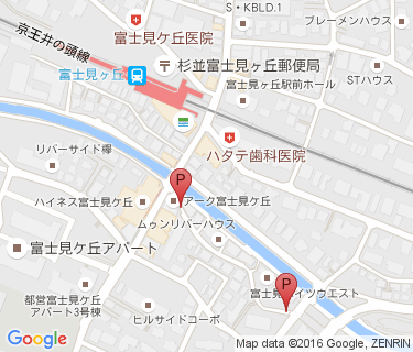 富士見ヶ丘南自転車駐車場の地図