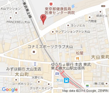 大山駅自転車駐車場の地図