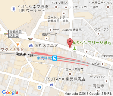 東武練馬駅自転車駐車場の地図