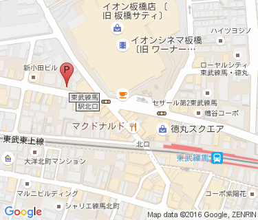 東武練馬駅北口第2自転車駐車場の地図